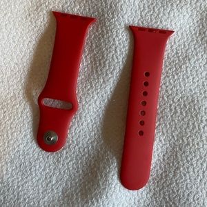 Red S/M Apple Watch band